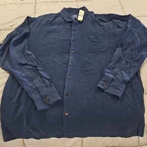 NWT Tommy Bahama Blue Dress Shirt